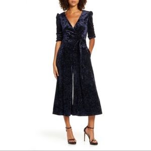 NWT Chelsea28 Nordstrom Velvet Jumpsuit- Size 0